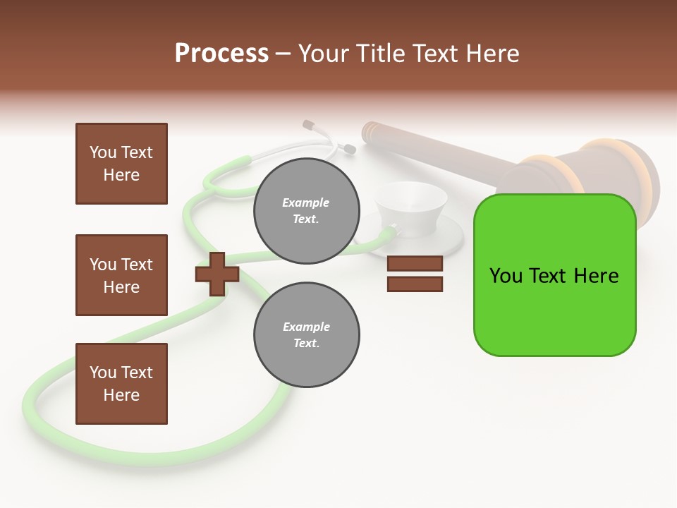 A Stethoscope And A Stethoscope On A Table PowerPoint Template