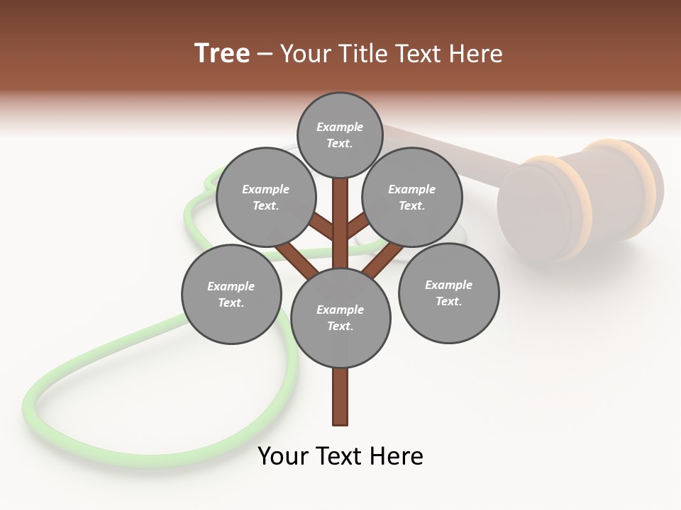 A Stethoscope And A Stethoscope On A Table PowerPoint Template