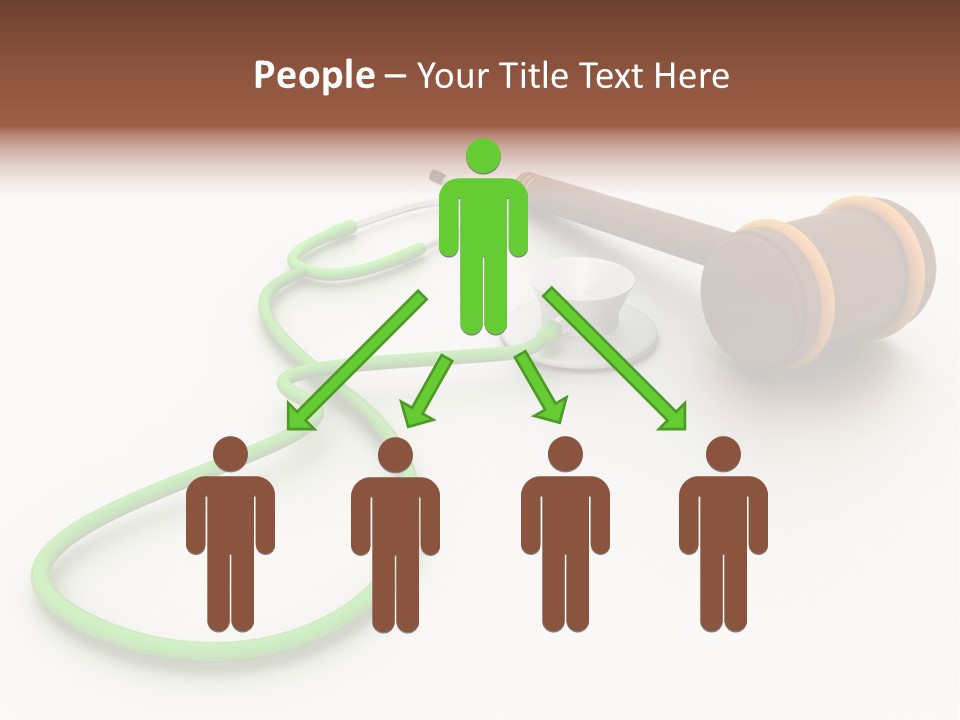 A Stethoscope And A Stethoscope On A Table PowerPoint Template