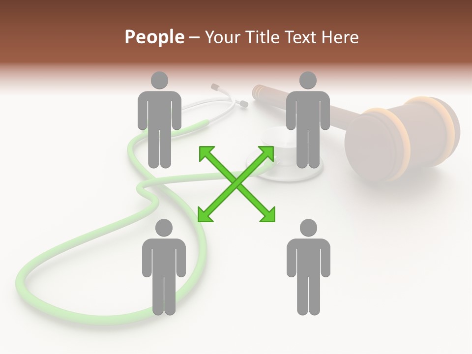 A Stethoscope And A Stethoscope On A Table PowerPoint Template
