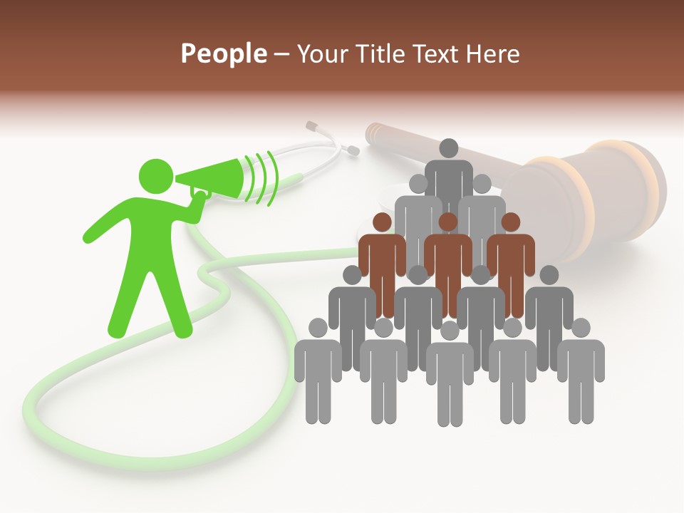 A Stethoscope And A Stethoscope On A Table PowerPoint Template