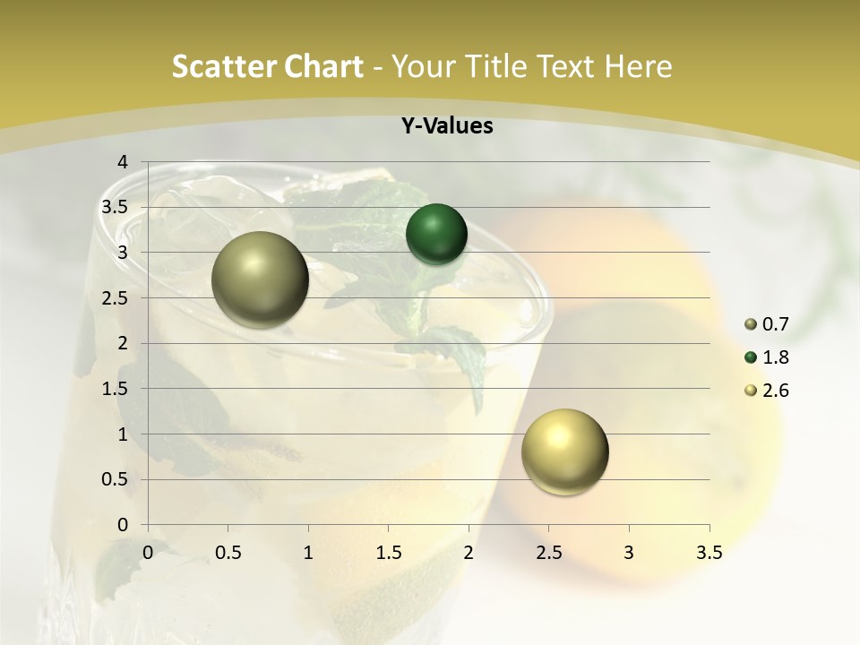 A Glass Of Lemonade Next To Lemons On A Table PowerPoint Template