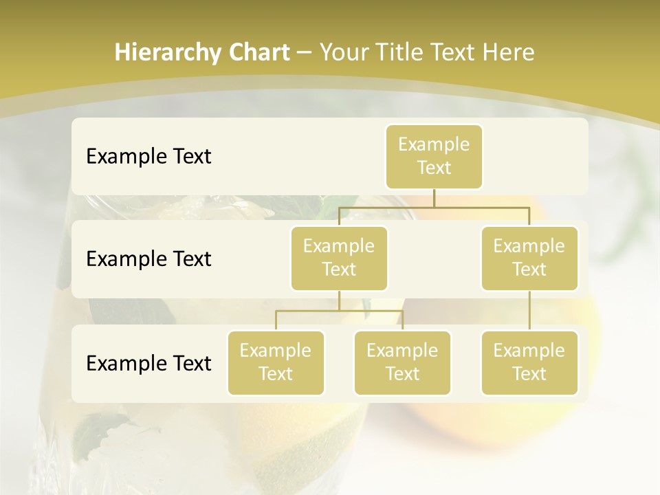 A Glass Of Lemonade Next To Lemons On A Table PowerPoint Template