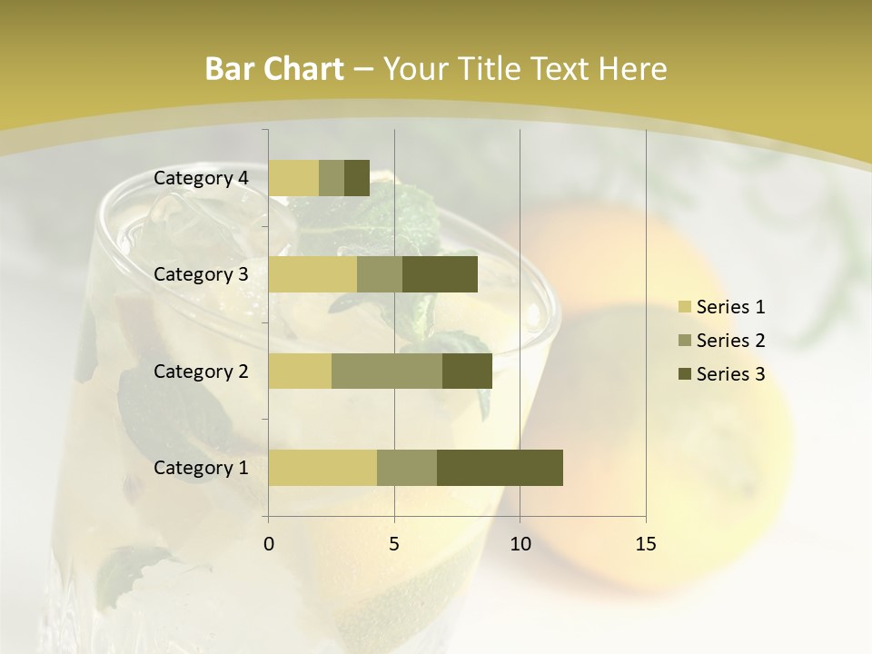 A Glass Of Lemonade Next To Lemons On A Table PowerPoint Template