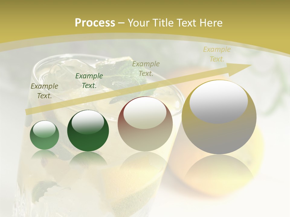 A Glass Of Lemonade Next To Lemons On A Table PowerPoint Template