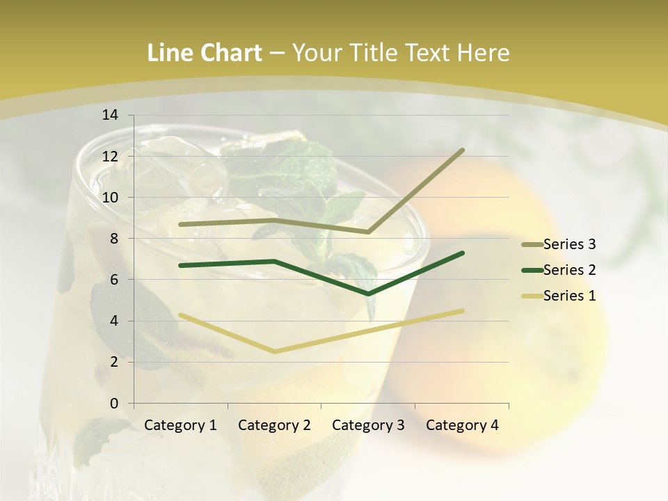 A Glass Of Lemonade Next To Lemons On A Table PowerPoint Template