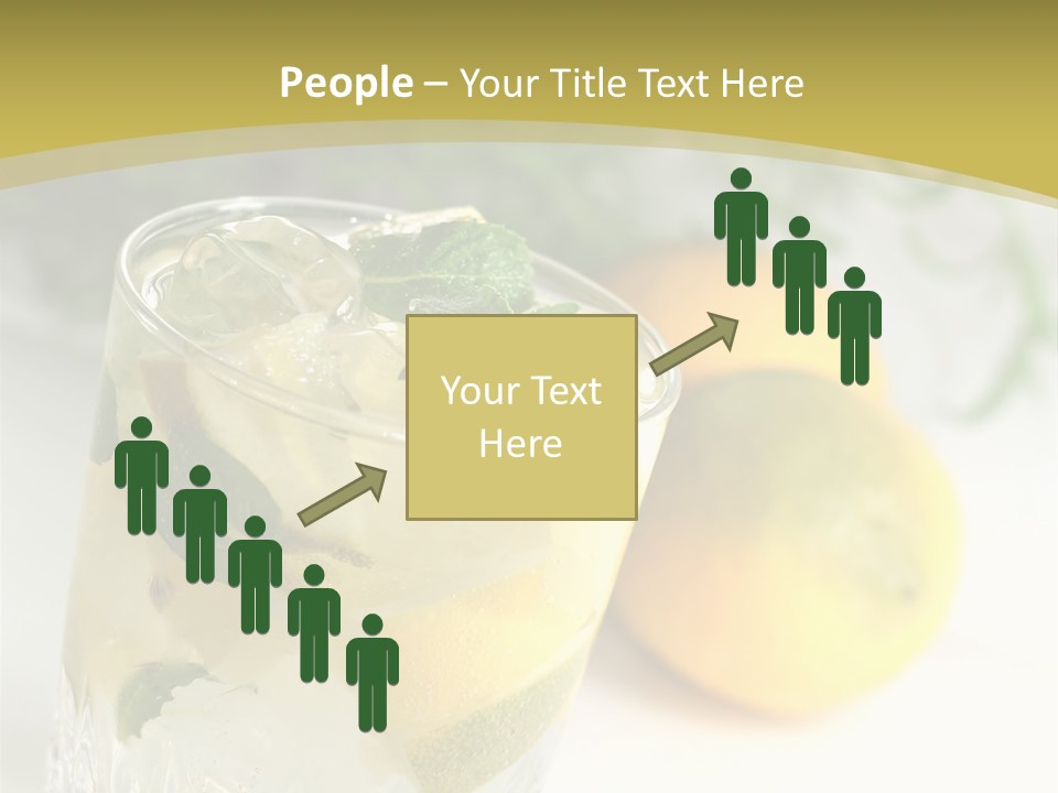 A Glass Of Lemonade Next To Lemons On A Table PowerPoint Template