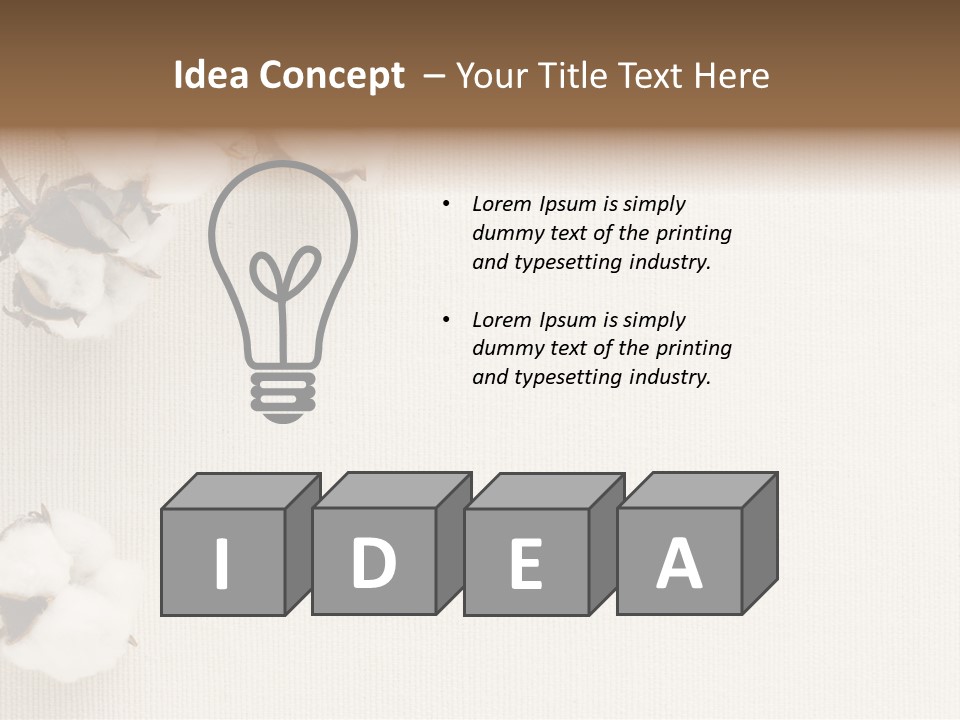 Agriculture Growth Stalk PowerPoint Template