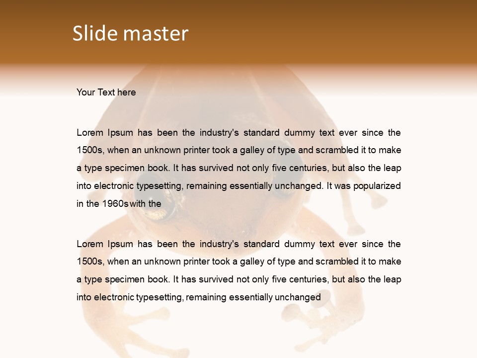 Russian Animal Sheet PowerPoint Template