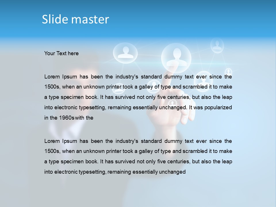Worldwide Concept Linked PowerPoint Template