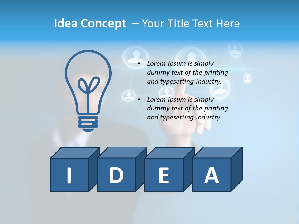 Worldwide Concept Linked PowerPoint Template