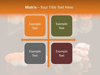 Tuna Set Gourmet PowerPoint Template