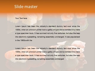 Tuna Set Gourmet PowerPoint Template