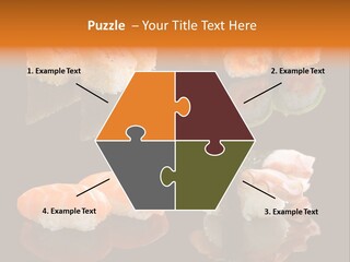 Tuna Set Gourmet PowerPoint Template