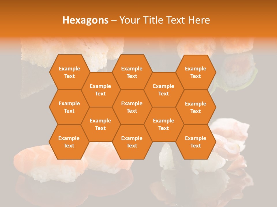 Tuna Set Gourmet PowerPoint Template