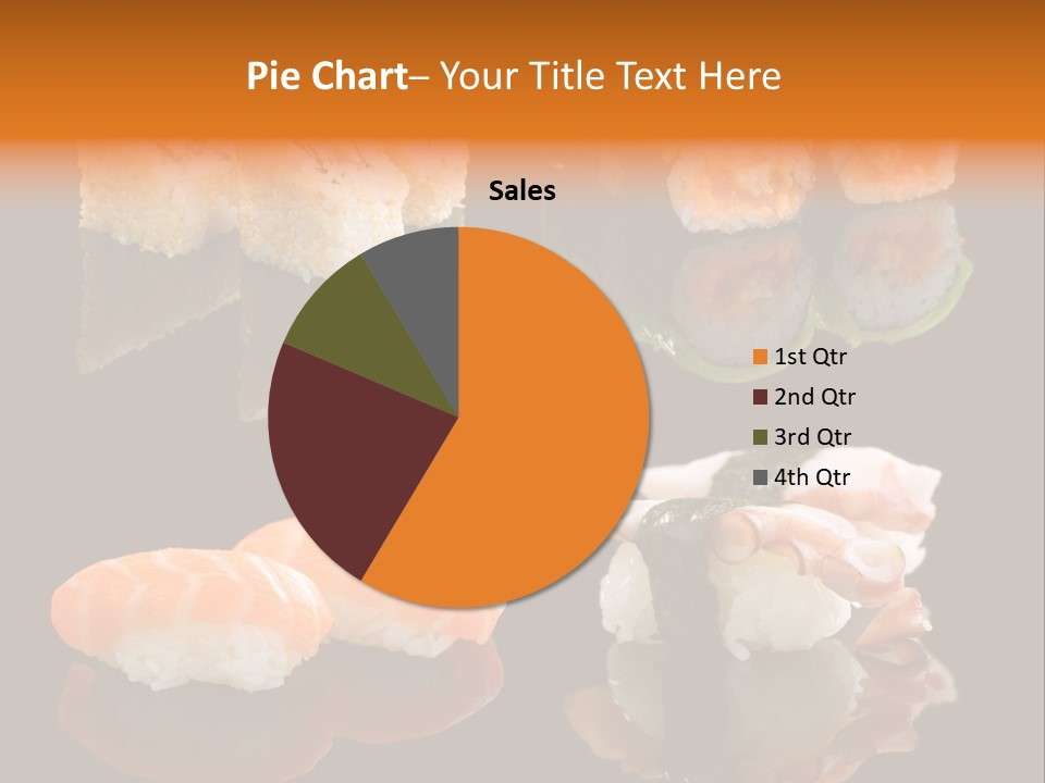 Tuna Set Gourmet PowerPoint Template