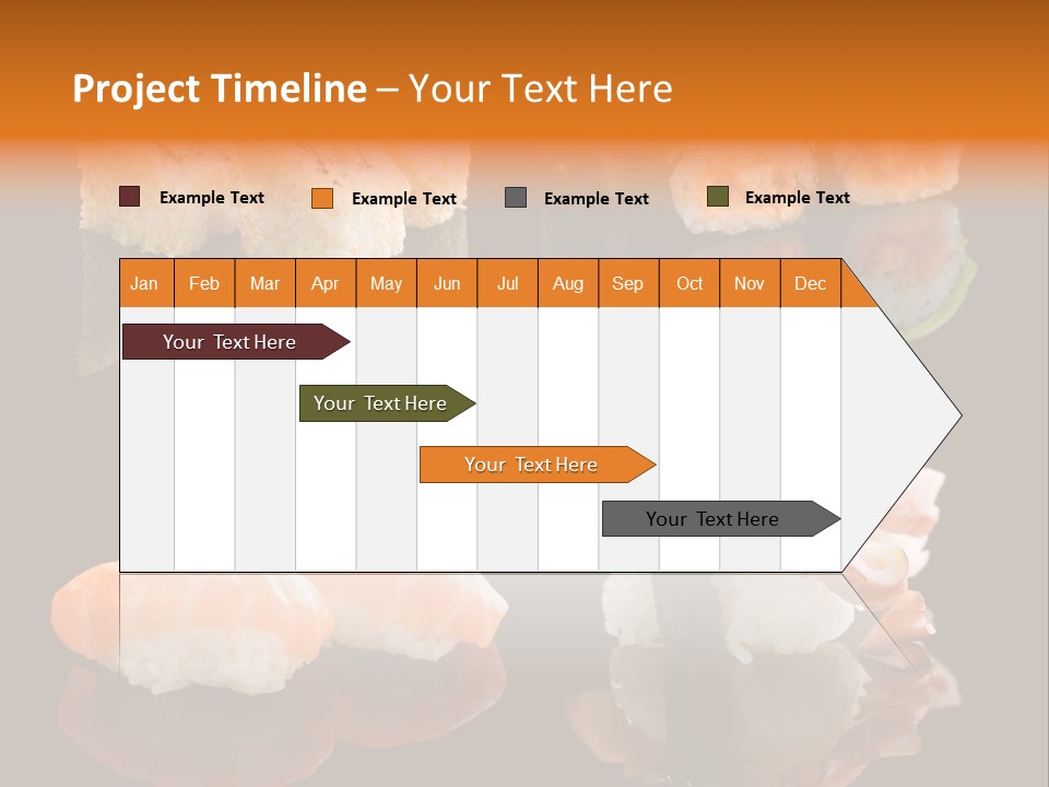 Tuna Set Gourmet PowerPoint Template