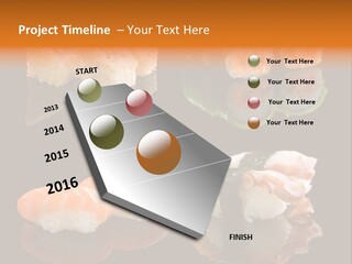 Tuna Set Gourmet PowerPoint Template