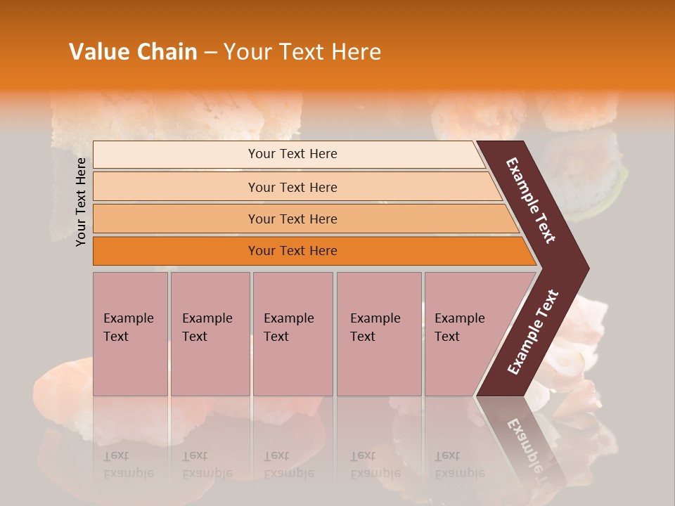 Tuna Set Gourmet PowerPoint Template