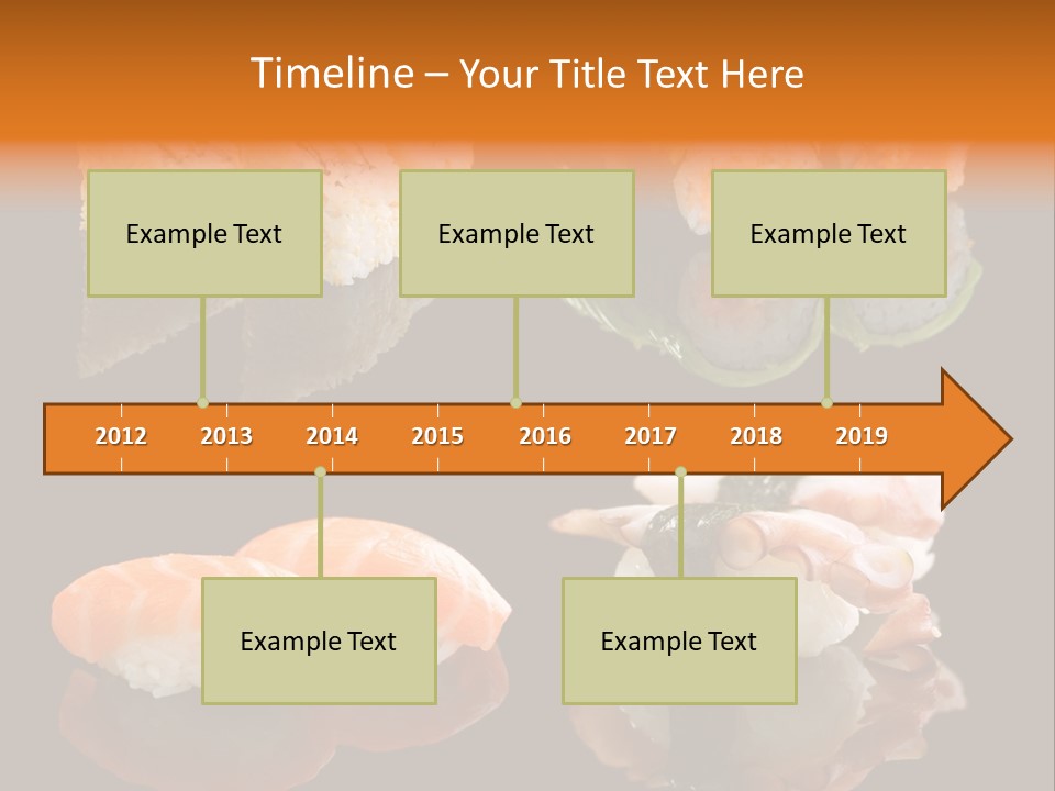 Tuna Set Gourmet PowerPoint Template