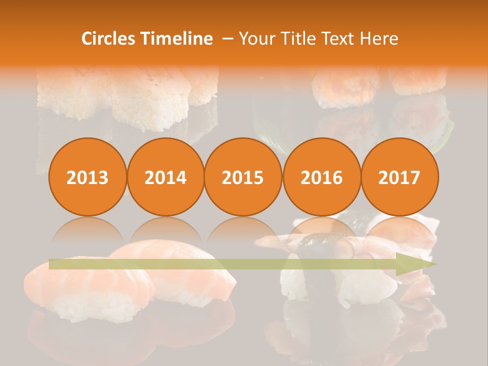 Tuna Set Gourmet PowerPoint Template