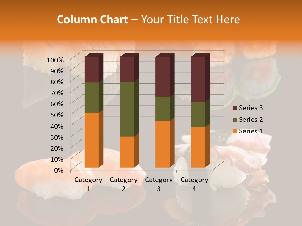 Tuna Set Gourmet PowerPoint Template