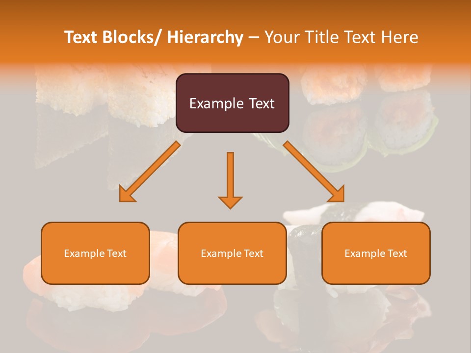 Tuna Set Gourmet PowerPoint Template