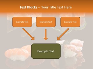 Tuna Set Gourmet PowerPoint Template