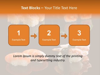 Tuna Set Gourmet PowerPoint Template