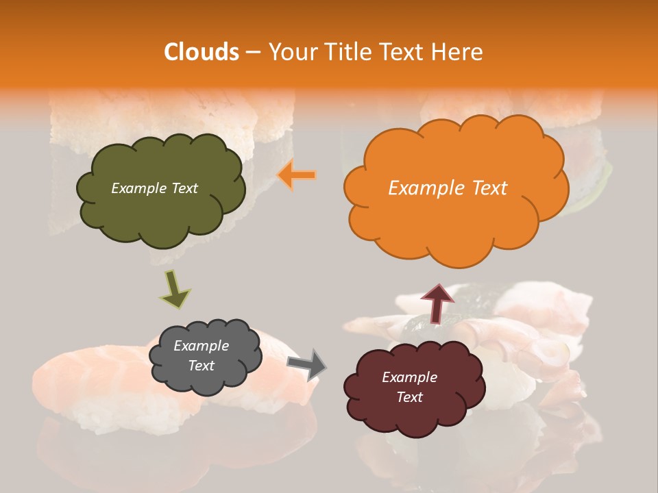 Tuna Set Gourmet PowerPoint Template