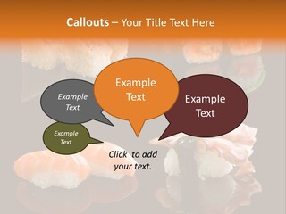 Tuna Set Gourmet PowerPoint Template