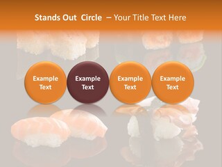 Tuna Set Gourmet PowerPoint Template