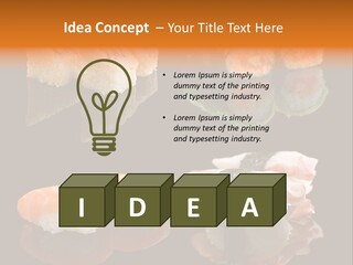 Tuna Set Gourmet PowerPoint Template