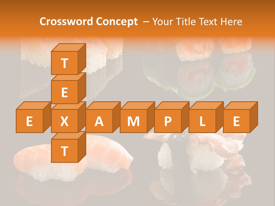 Tuna Set Gourmet PowerPoint Template