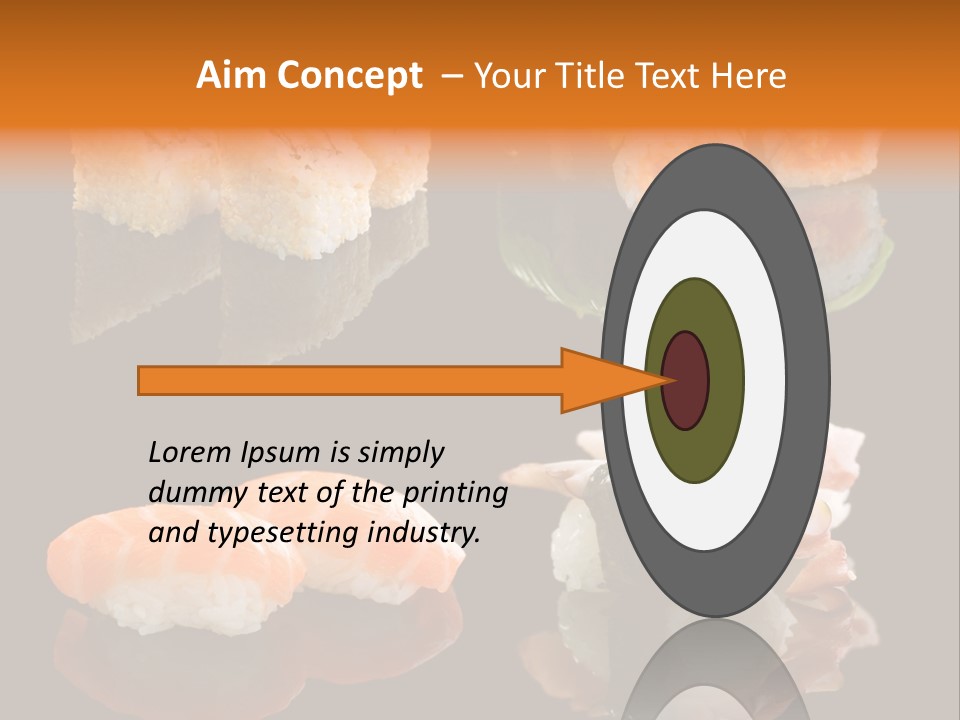 Tuna Set Gourmet PowerPoint Template