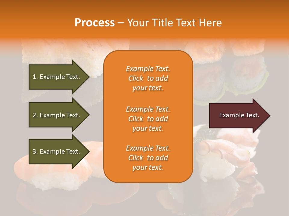 Tuna Set Gourmet PowerPoint Template