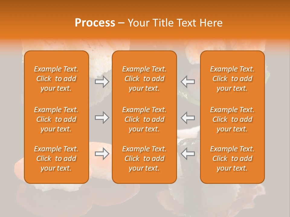 Tuna Set Gourmet PowerPoint Template