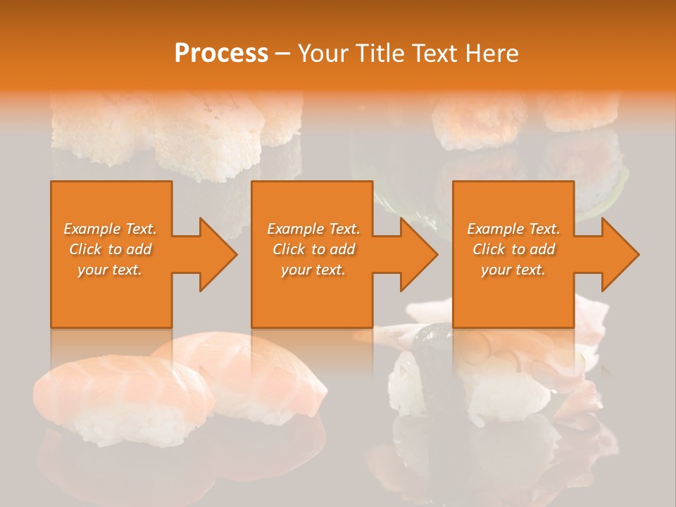 Tuna Set Gourmet PowerPoint Template