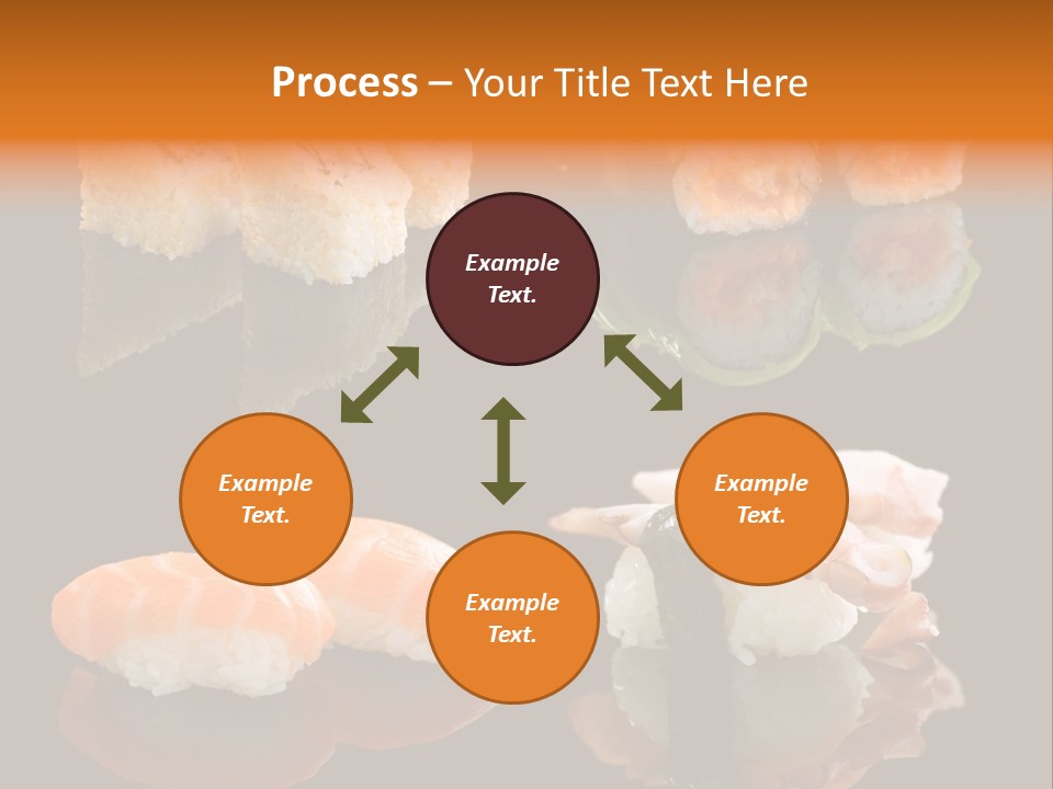 Tuna Set Gourmet PowerPoint Template