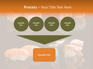 Tuna Set Gourmet PowerPoint Template