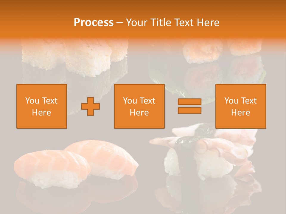 Tuna Set Gourmet PowerPoint Template