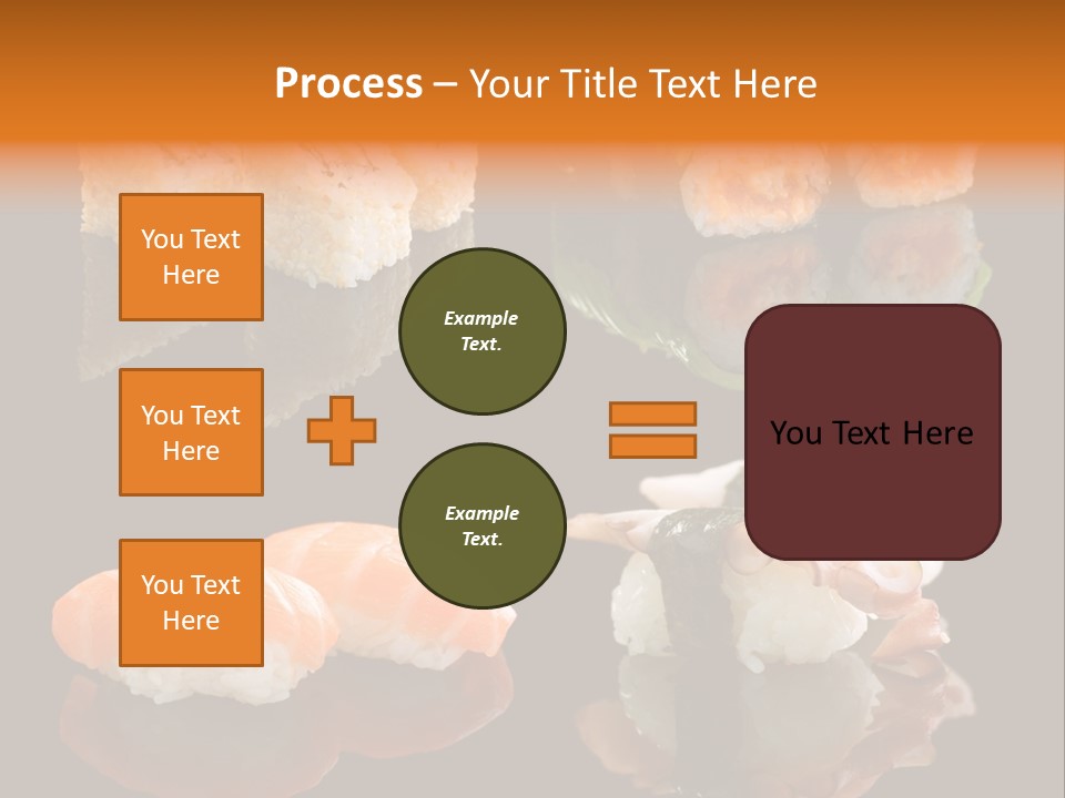 Tuna Set Gourmet PowerPoint Template