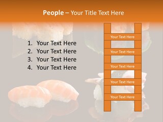 Tuna Set Gourmet PowerPoint Template
