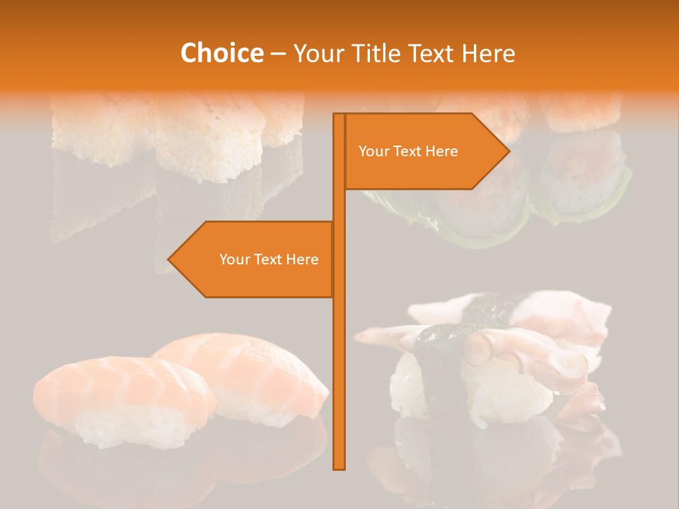 Tuna Set Gourmet PowerPoint Template