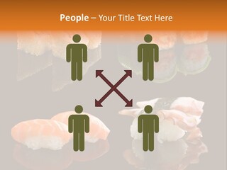 Tuna Set Gourmet PowerPoint Template