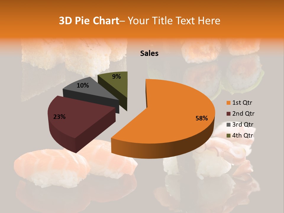 Tuna Set Gourmet PowerPoint Template