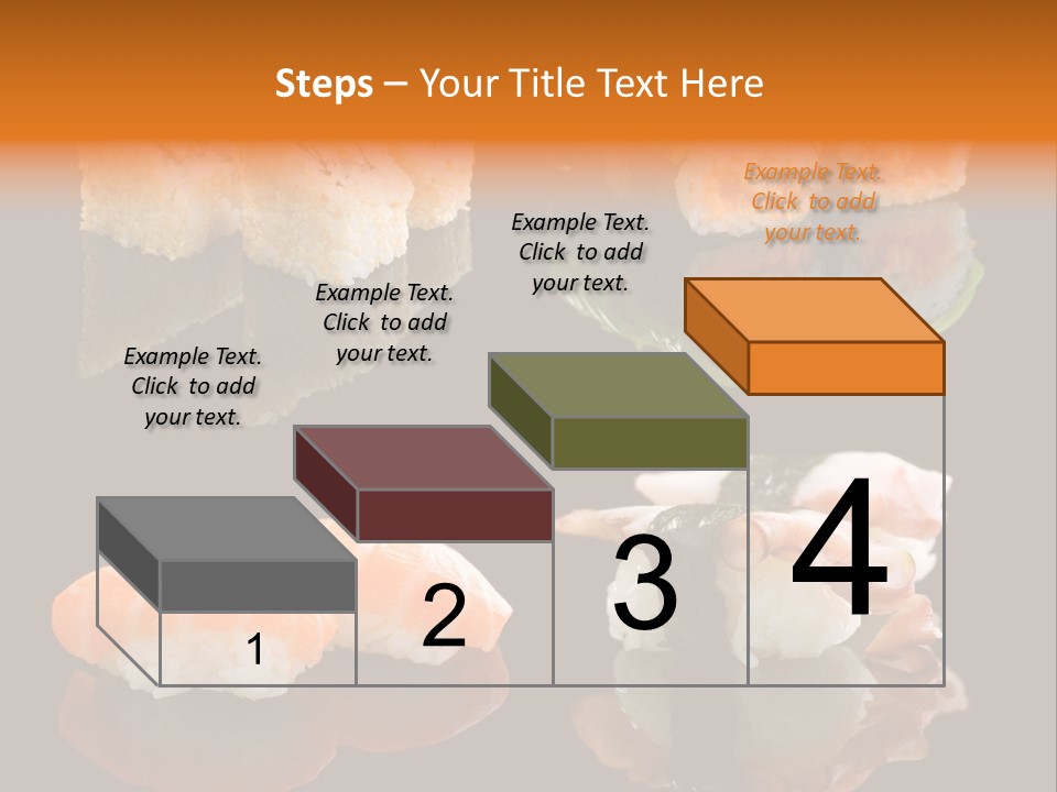 Tuna Set Gourmet PowerPoint Template