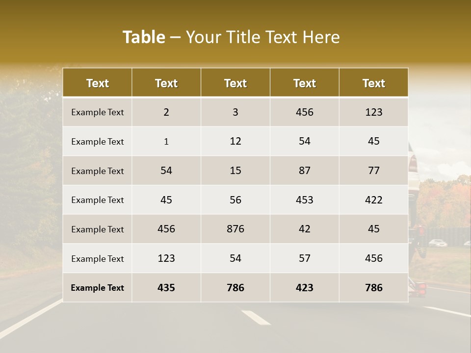 A Car Being Transported By A Truck On A Highway PowerPoint Template