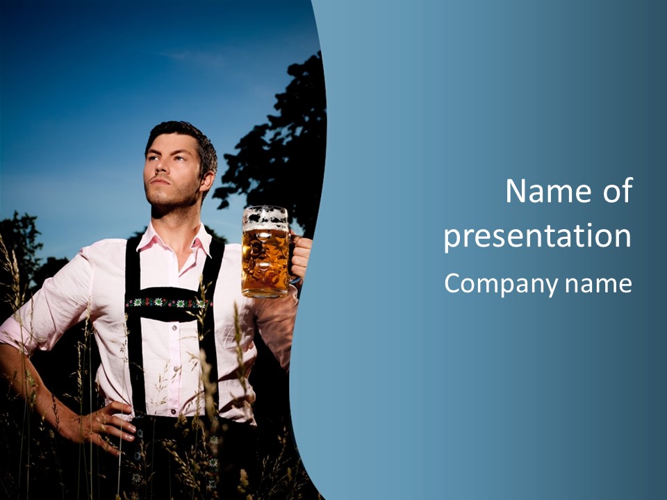 Thirsty Celebrate Oktoberfest PowerPoint Template