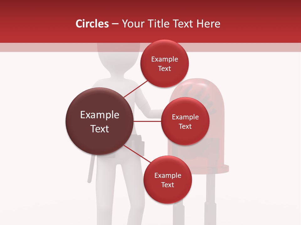 A Person Standing Next To A Mailbox PowerPoint Template